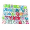 Semi-Stereoscopic Resin Keychain Molds DIY Alphabet Number Casting Mold Jewelry Craft Making Tools for Making Ornaments