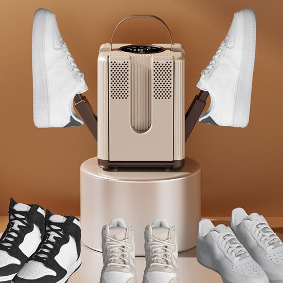 Uscător inteligent de pantofi cu temporizator și temperatură constantă, dezodorizator de pantofi multifuncțional, uscare rapidă și eliminare mirosuri, mașină de uscat pantofi pentru uz casnic