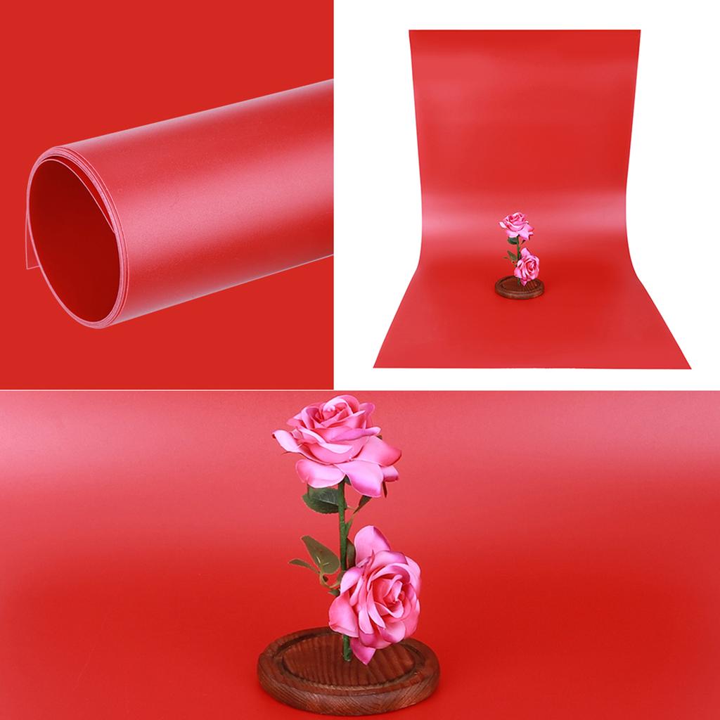 Frosted PVC Background Plate Photography Photograph Shooting Backdrop Board Accessory 120x60cm