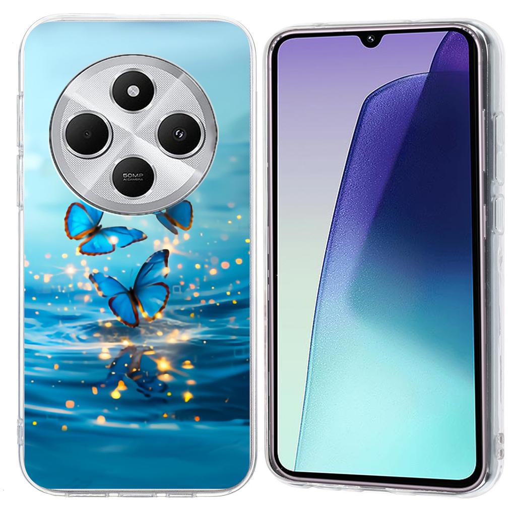 For Xiaomi Poco C75 4G/Redmi 14R 5G/14C 4G Case Pattern Printing Shockproof Soft TPU Phone Cover