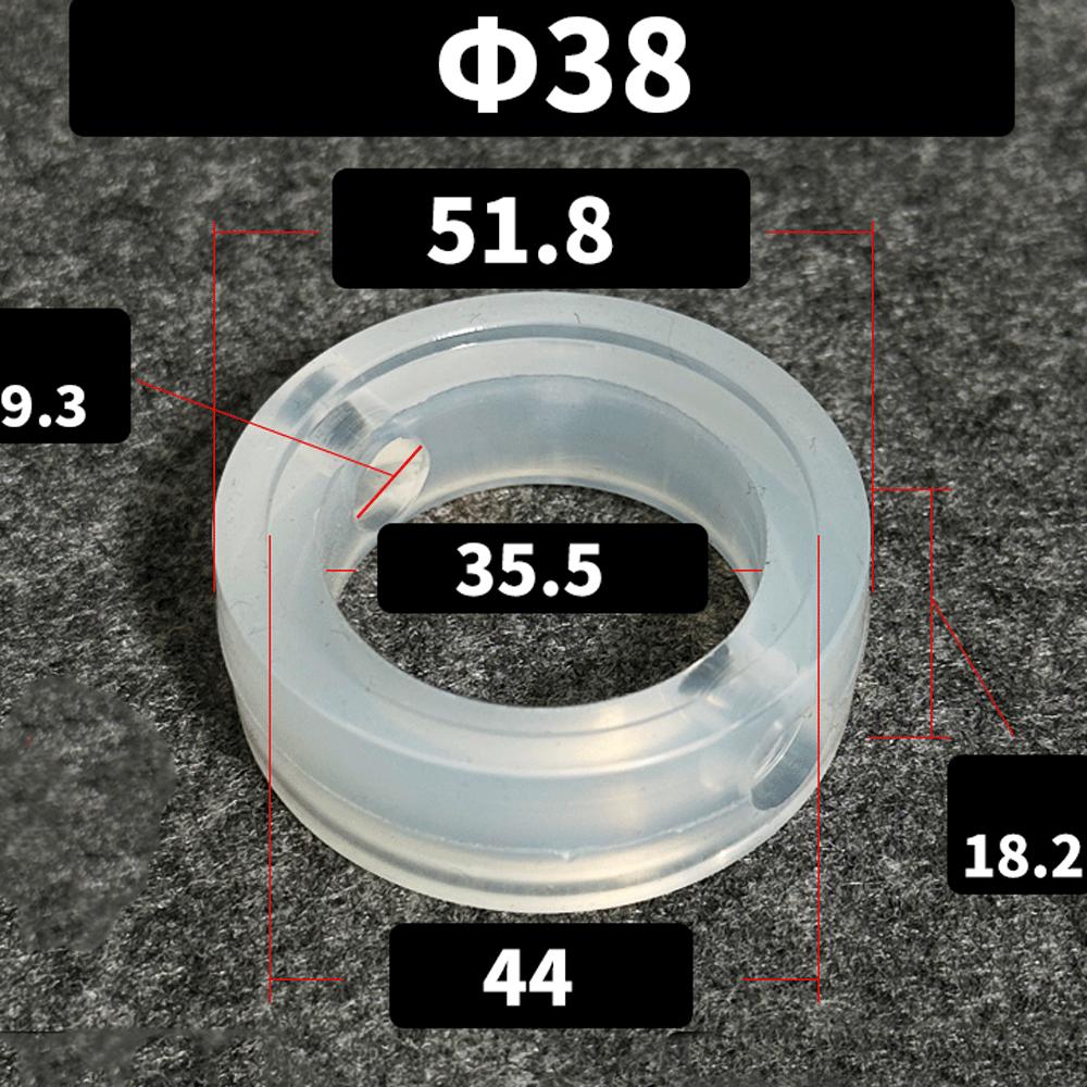 38 51 63 76 102mm EPDM Slicone Santiary Seal Gasket Replacement For 1.5" 2" 2.5" 3" 4" Tri Clamp Butterfly Valve Homebrew