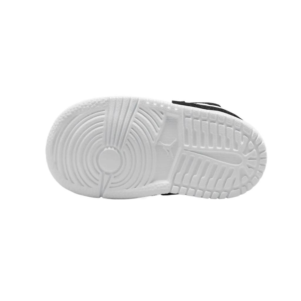 Air Jordan 1 Low ALT SE TD White Black Matte Silver Baby Sneakers Fire-Red IB3886-106