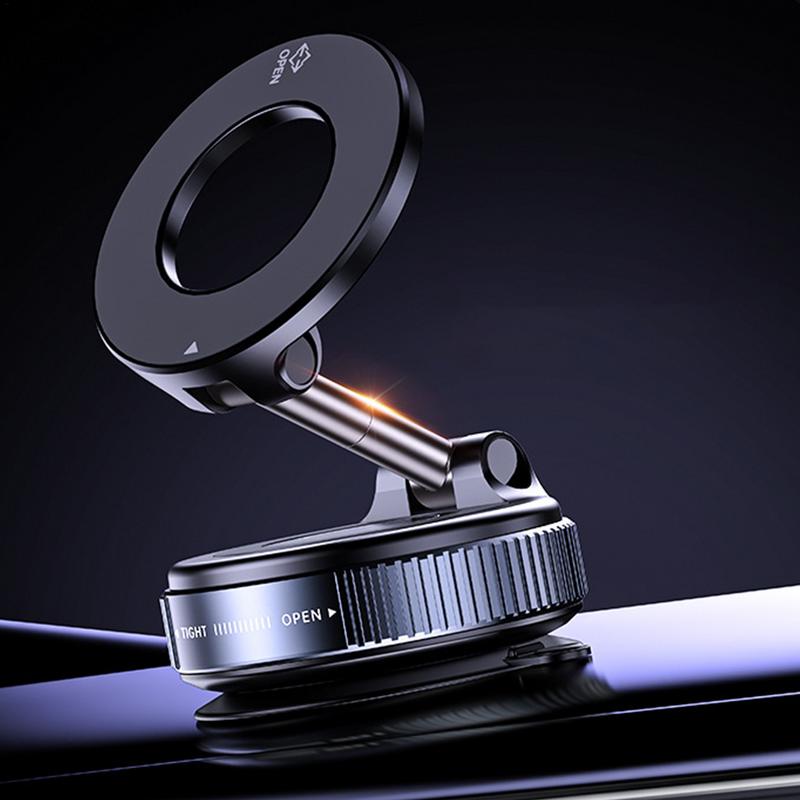 K007 Strong Magnetic cradle Mobile support Foldable Car Phone Holder 360 Degree Adjustable Vacuum Mount  for Car/Desk/home