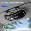 Car Emblem Sun Visor Glasses Case Sunglasses Storage Gift Box For Mercedes Benz AMG GLC W203 W206 W220 W205 W211 W212 W201 W210
