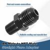 uxcell 6AN Male To 1/8" NPT Male Straight Expansion Adapter
