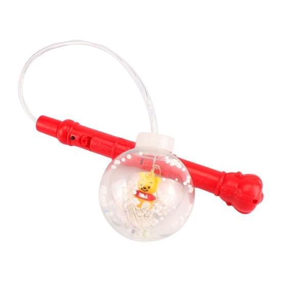 Handheld Transparent Cartoon Doll LED Light Ball Lantern Children Kids Toy