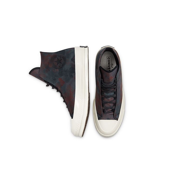 Converse Chuck Taylor All Star 1970s High Top Retro Versatile Canvas Shoes Unisex Sneakers Black Gray 170903C