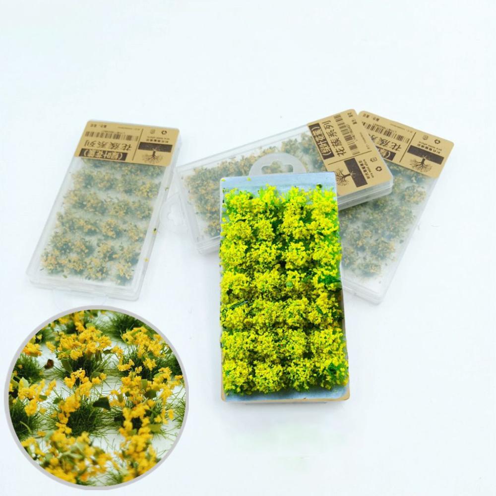 

Production Wild Flower Green Miniature Landscape Flower Cluster DIY Material Simulation Grass