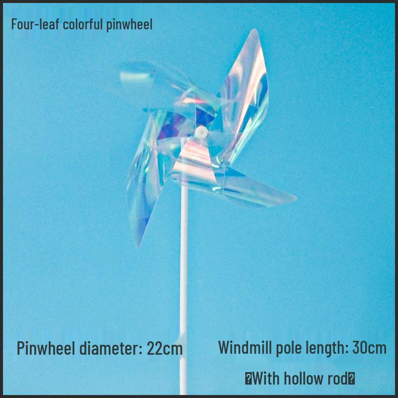 Laser Colorful Windmill Toy - Children s Handheld Festival Decoration