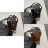 2023 New Vintage Fashion Bucket Bag Women Small Handbag High-end Texture Commuter Crossbody Shoulder Bag