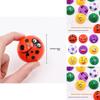Mini-Aufziehspielzeug aus Kunststoff mit Cartoon-Ausdruck Halbkugel-Design für Kinder und Familienspaß