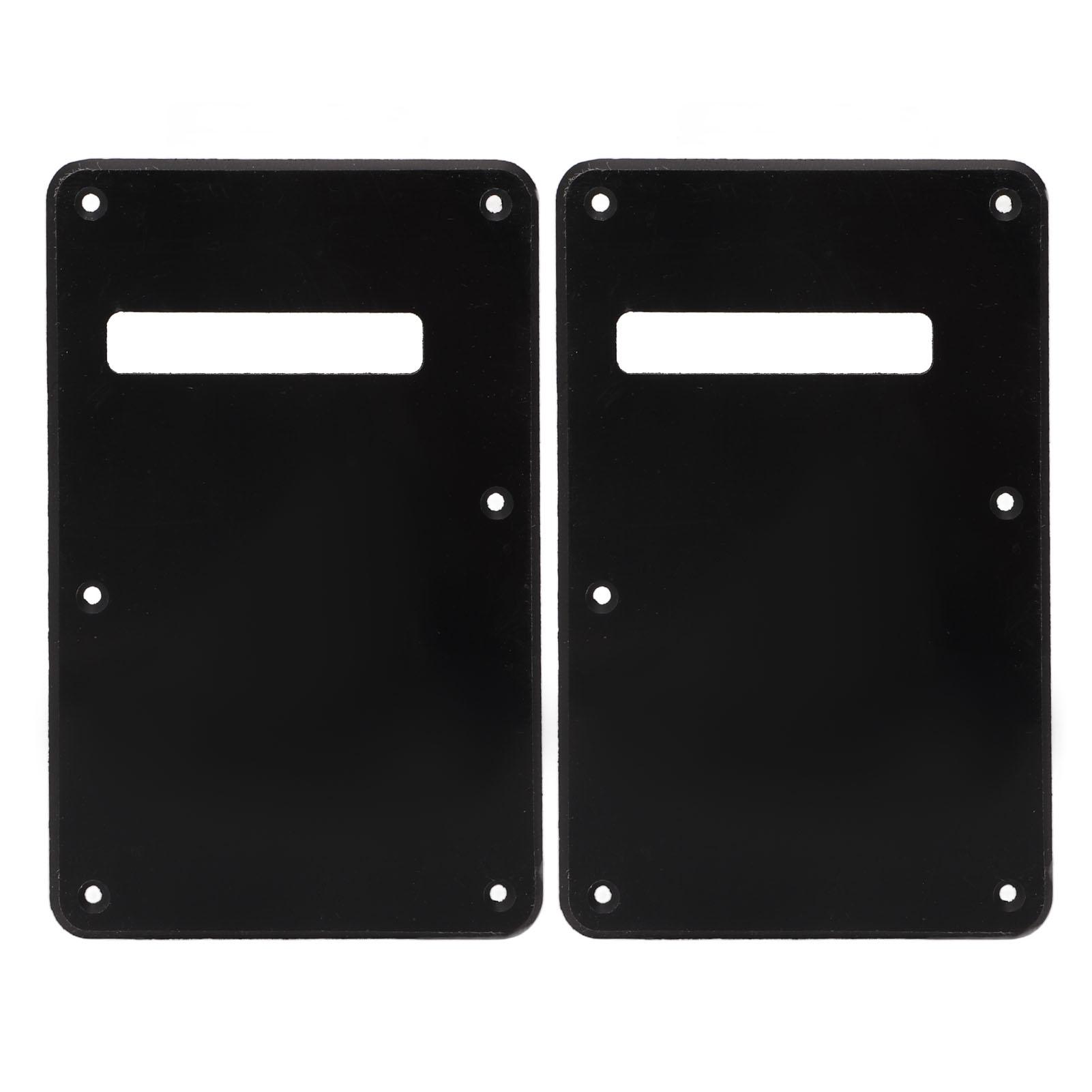 2Pcs Electric Guitar Backplate Pickguard Cover Music Instruments Parts Accessories