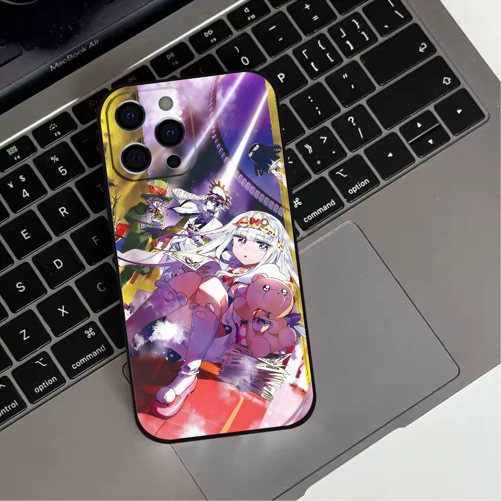 Sleepy Demon C-Castle  Phone Case For iPhone 17,16,15,14,13,12,11 Plus,Pro Max,XS,Soft Silicone Black Cover