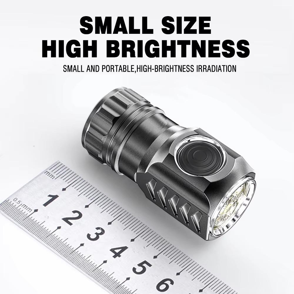 ES03 3*SST20 3000LM Powerful LED Flashlight USB Rechargeable 18350 6Mode Super Bright Torch for Camping Mountaineer