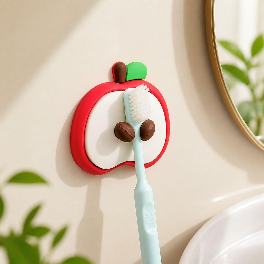 Cartoon Toothbrush Wall Rack Wall Mounted Toothbrush Organizer Toothbrush Holder  Bathroom Storage