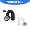 Portable Air Conditioning Duct Insulation Sleeves With Fastening Bands For Easy Installation And Temperature Management