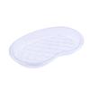 20Pcs Medication Change Tray Dental Tray Curved Tray Disposable Waist-Shaped Plastic Clear Sterile Medication Change Box