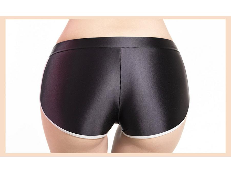 Sleek Low Waist Sporty Hip-Lifting Short Shorts: Tempting, High-Elastic