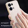 Universal OPPO FindX9 Phone Case: Electroplated Leather Texture with Gold Wire Pattern for Reno14F/Realme15/A6 Protection.