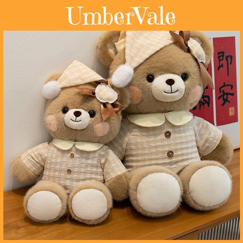 Cute Pajamas And Hats Teddy Bears Plush Toys Doll Children Toy For Childrens Gift