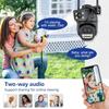 12MP 6K WiFi IP מצלמת חיצונית 8X זום שלוש עדשות מסך כפול מצלמת אבטחה ביתית מעקב אוטומטי מיני במעגל סגור מעקב WiFi
