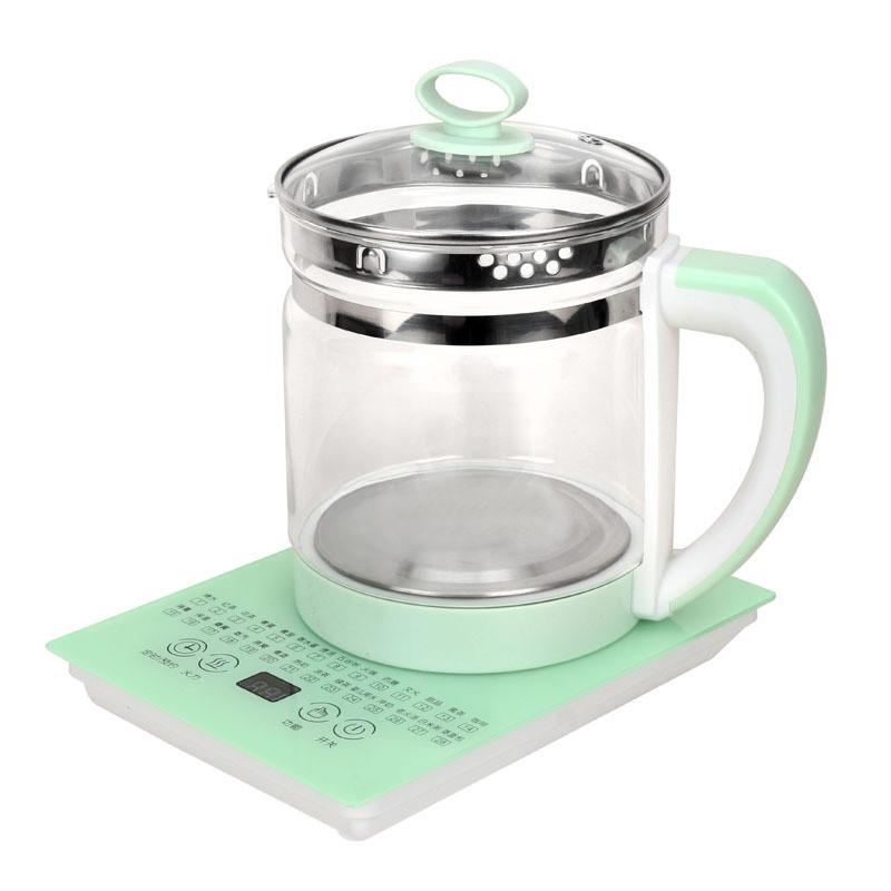 1.8L Large Capacity Household Boiling Hot Water Teapot Intelligent Health Pot Multifunctional Glass Electric Kettle