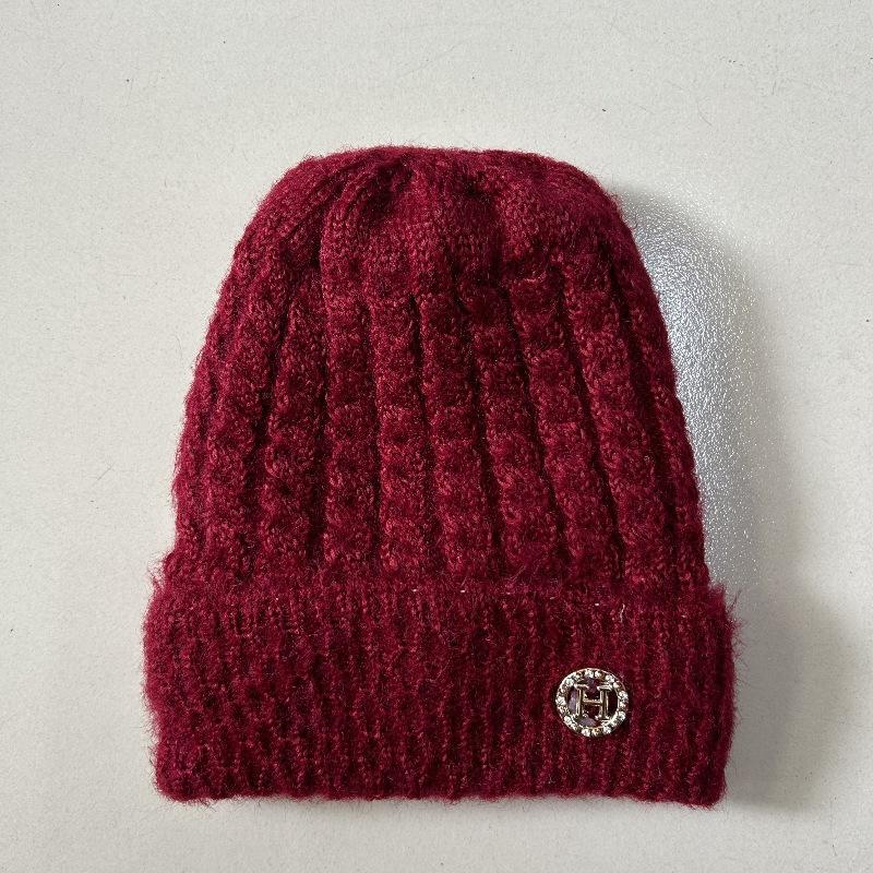 Neue Hüte für mittlere und ältere Frauen Winterwollmützen halten warm Winter-Hüte für ältere Damen Fleece Herbst- und Wintermützen gestrickt