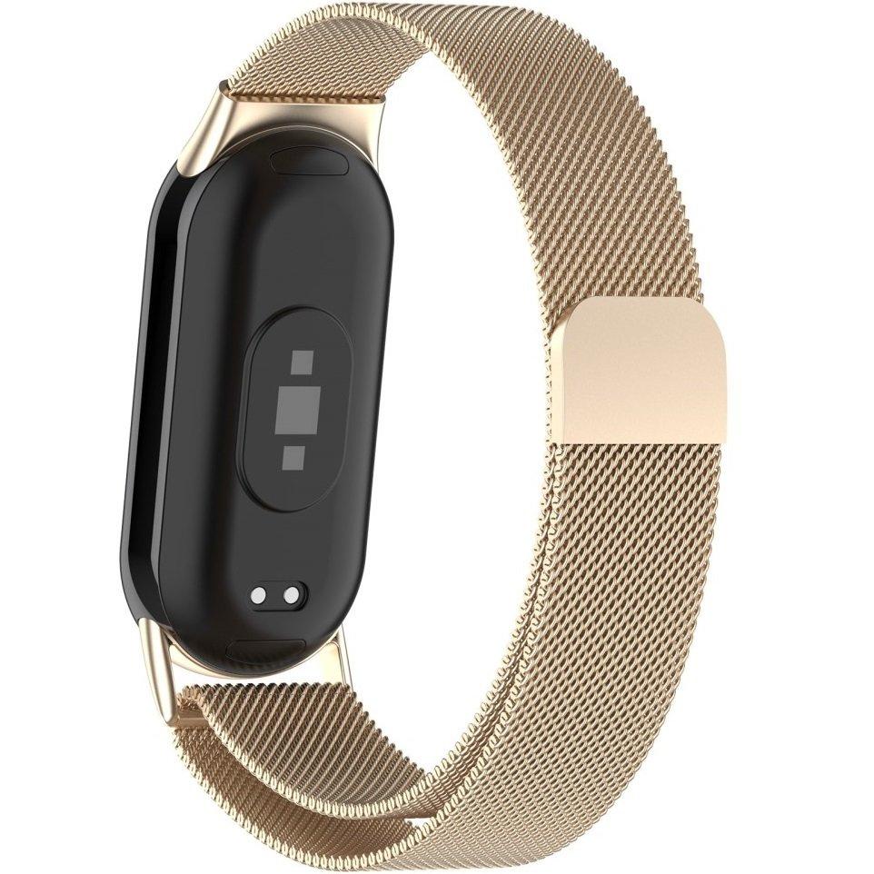 Mailänder Armband für Xiaomi Smart Band 10 / 9 / 8, Champagner