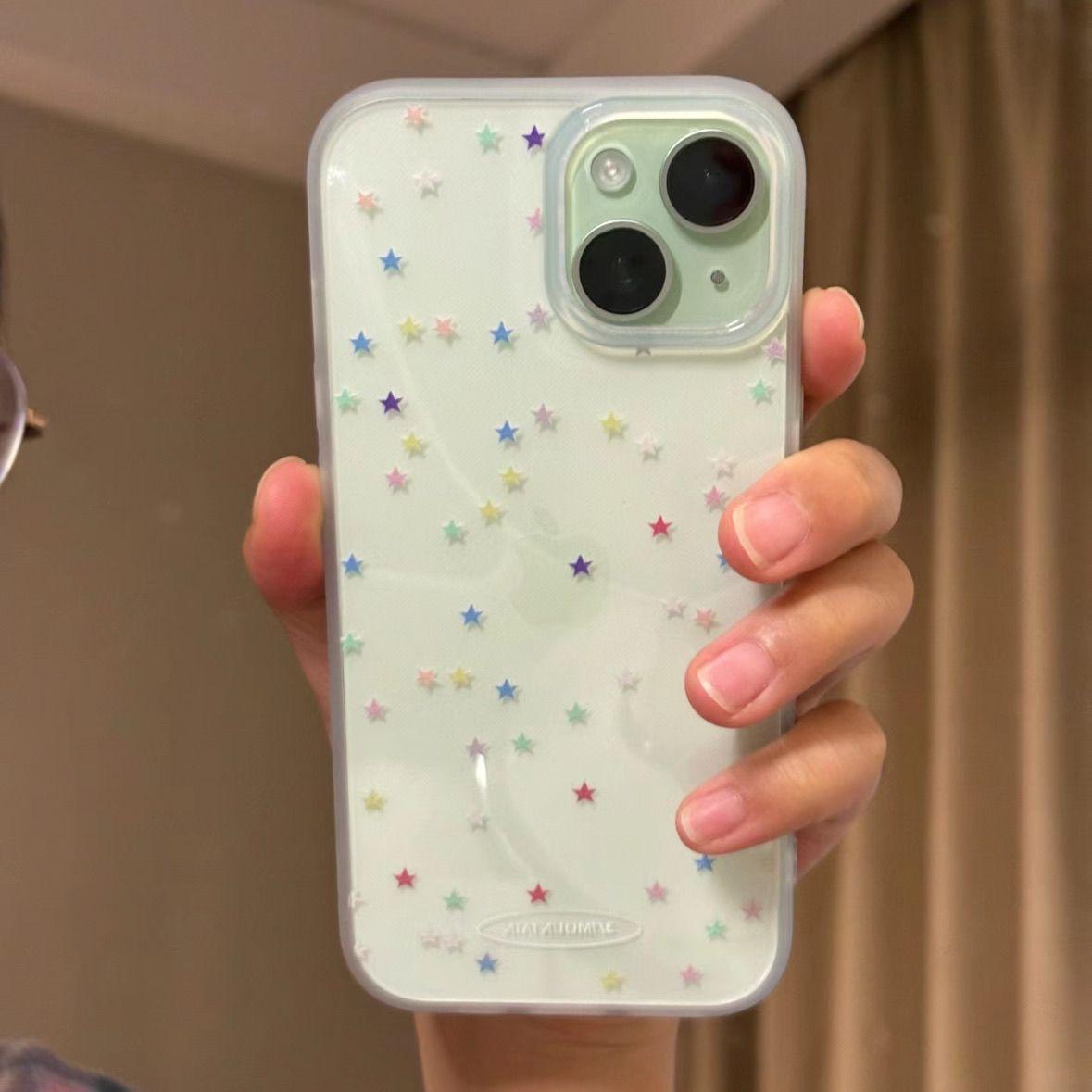 

Five-Color Stars Soft Case for iPhone 13 Pro Max/14/15 iPhone 11