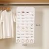 1pc 80 Pockets Hanging Women Jewelry Organizer Earrings Necklace Bracelet Ring Accessories Display Holder Dustproof Storage