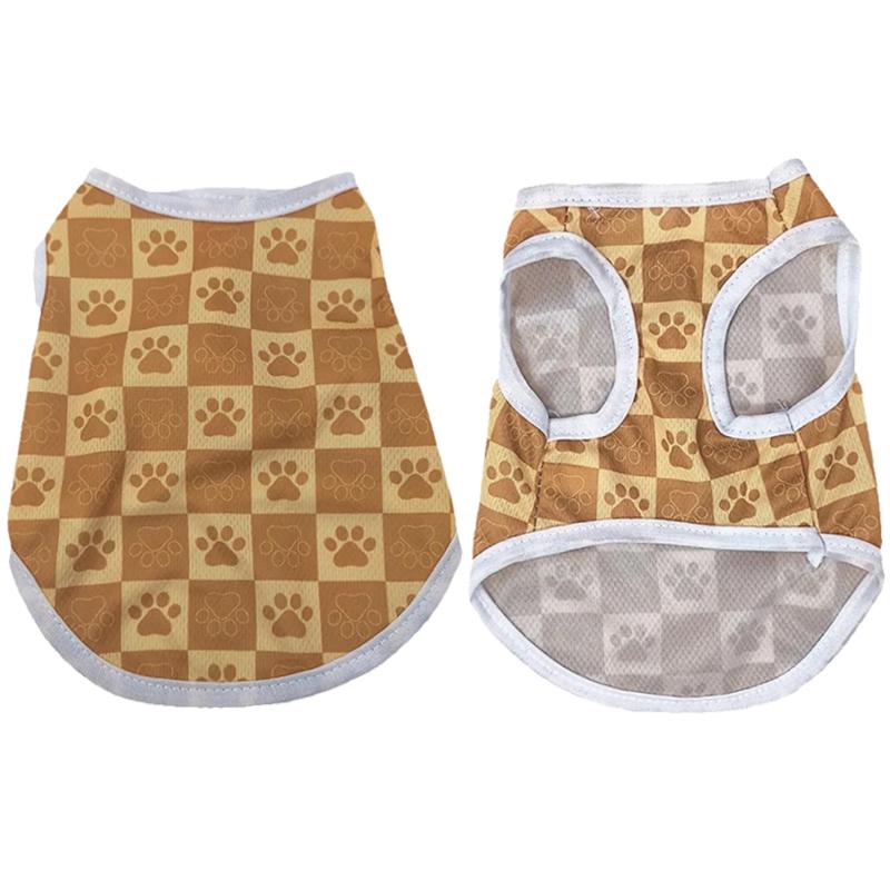 

Одежда для собак с принтом, жилет для домашних животных, одежда для маленьких собак, летняя дышащая футболка для кошек и щенков, модные мягкие товары для чихуахуа, Йоркшир XL
