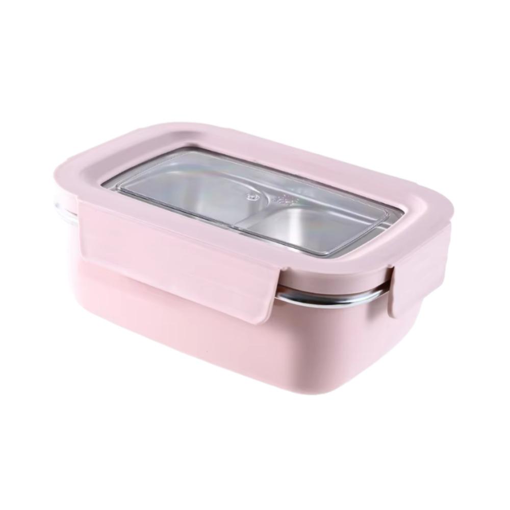 Stainless Steel Lunch Box with Lid Food Warmer with Compartments Leak Proof Reusable Stackable Salad Fruit Food Container