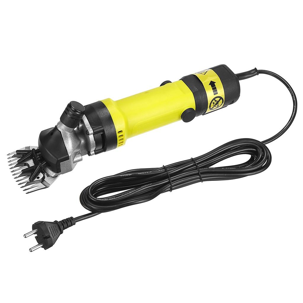 

2000 Вт 6 скоростей Электрическая машинка для стрижки овец коз Шерстяные ножницы Машина для стрижки с кейсом Триммерный инструмент