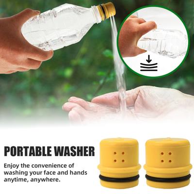 1/2Pcs Portable Outdoor Camping Rinsing Device Lightweight Universal Water Bottle Hand