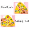 Children Montessori Maze Boards Wooden Toys Slide Puzzle Animal Digital Shape Traffic Matching Games Educational Learning Toys