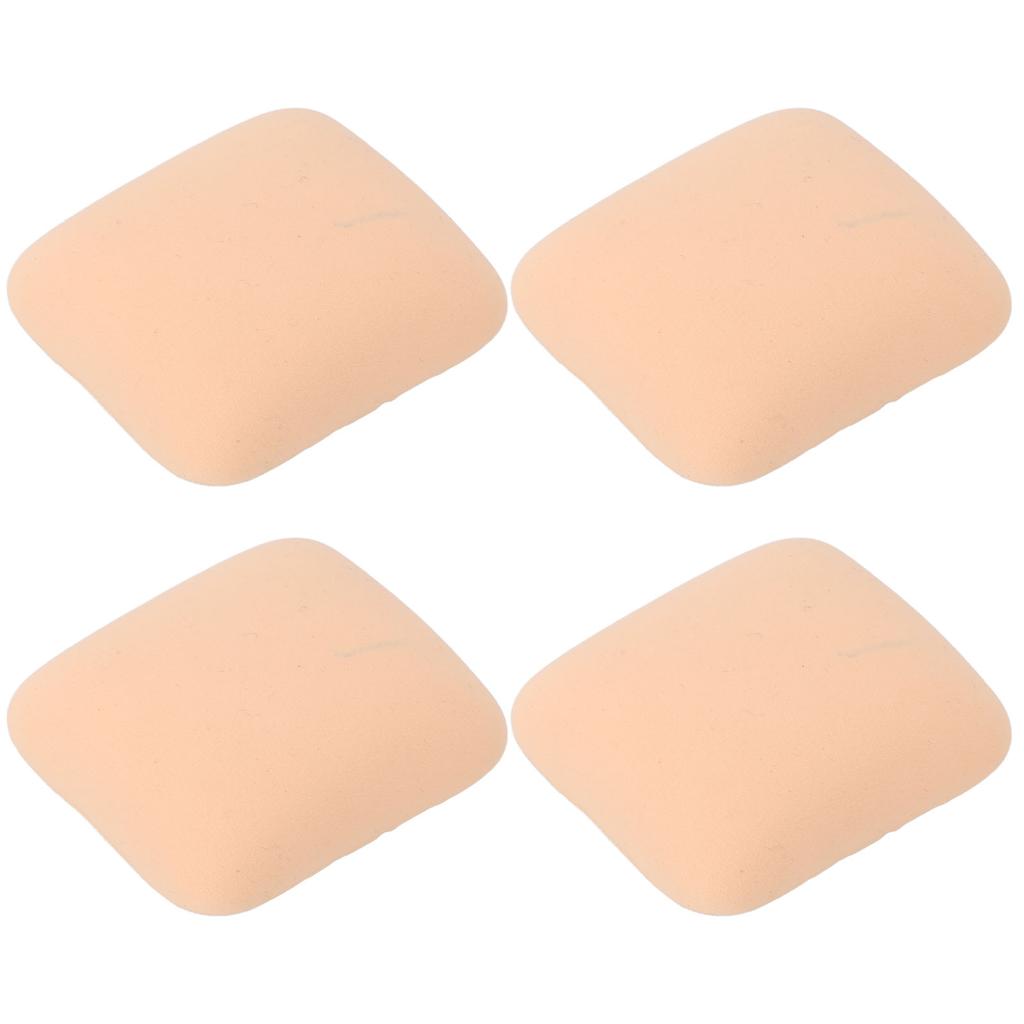 Powder Puff Wet Dry Use Skin Friendly Elastic Washable Sponge Face Puff for Makeup 4pcs