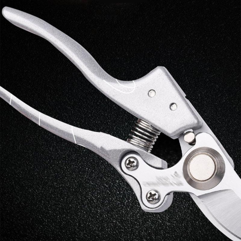 Professional Grade Pruning Shears With Manganese Steel Blade And Ergonomic Handle For Gardening And Landscaping Tasks