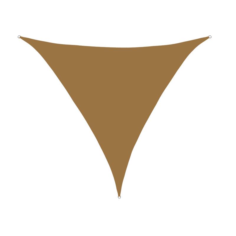 3x3x3m Wasserdichtes UV-Beständiges Dreieckiges Sonnensegel für Garten, Pool oder Innenhof