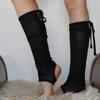 [Gift Wrapping] Tencel tie leg warmer socks, Lior_2 colors