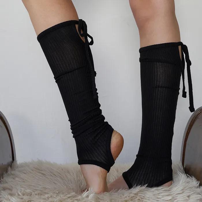 [Gift Wrapping] Tencel tie leg warmer socks, Lior_2 colors