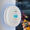 High Sensitivity Smoke CO Alarm Digital LCD Display Home Safety Smoke CO Detector Easy To Install for Fire Poisoning Prevention