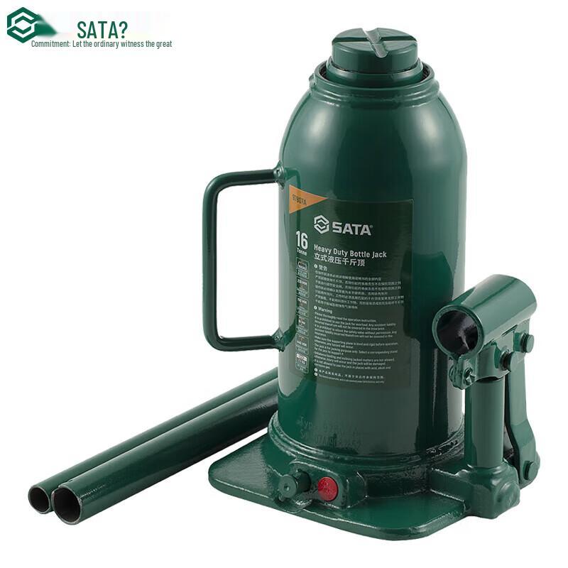 SATA 97807A 16-Ton Vertical Hydraulic Jack 16 Ton