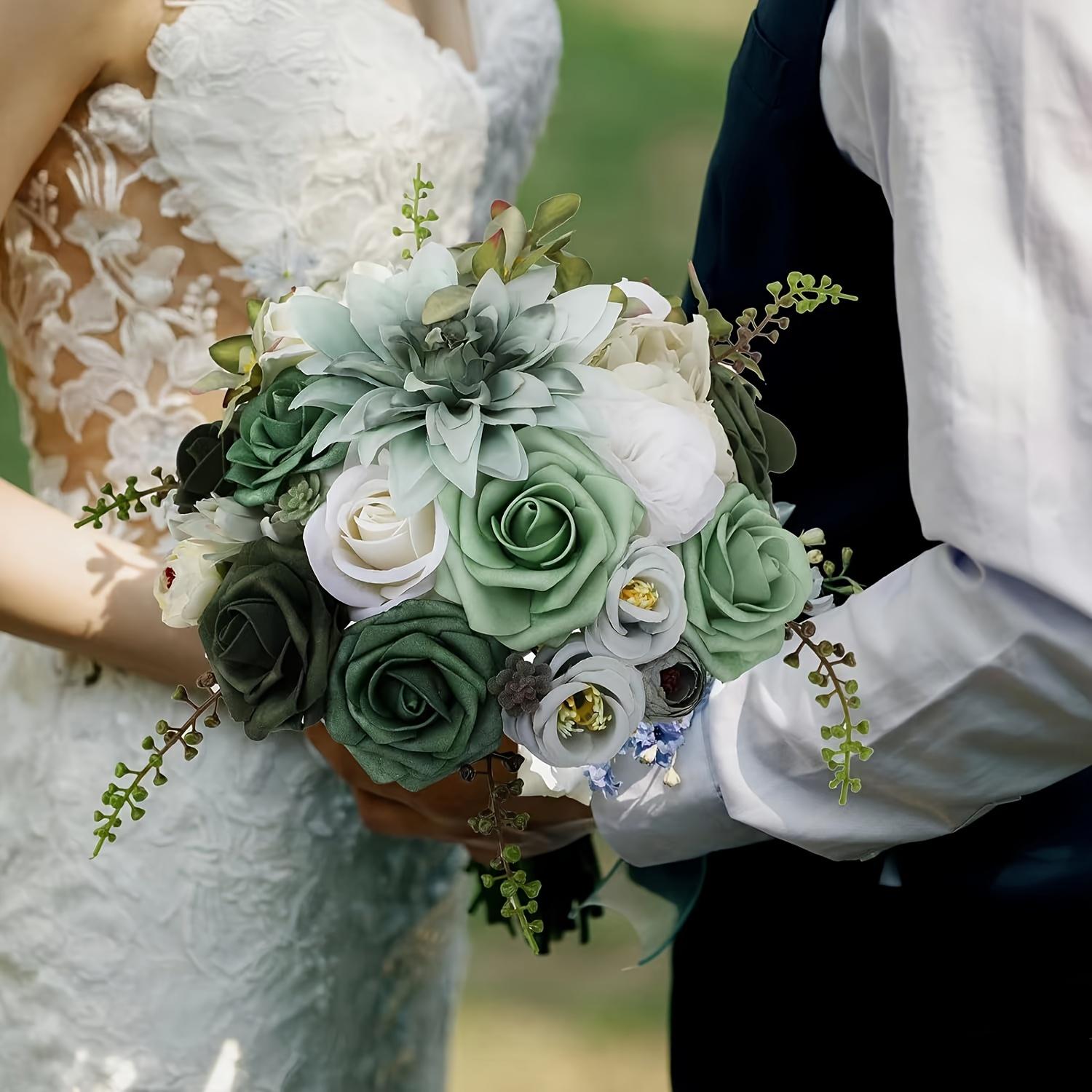 

Green Silk Rose Box for DIY Bouquets & Decor. Perfect for Weddings, Parties, Gifts. Faux Stems for Easy Arranging. Shop Now! зелёный