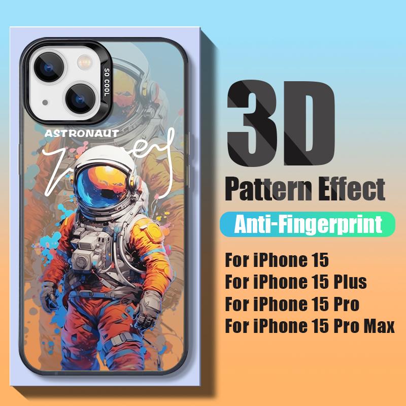 Case For IPhone 15 14 13 12 11 Pro Max XS 8 7 Telescope Astronaut Silicone Cover - Foto 12