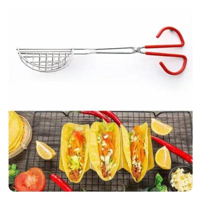 1PC Taco Halter Shell Maker Presse Tortilla Friteuse Tong Überzogene Tortilla Presse Tortillas Ortilla Maker Maschine Tortilllera