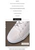 2024 Women's Korean Style Casual White Running Shoes - Autumn/Winter Trendy Flat Sole