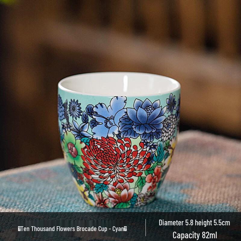 Chaxun Enamel Ceramic Master Tea Cup