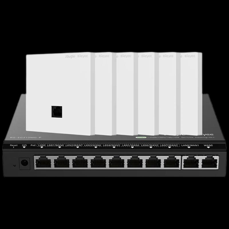 

Ruijie WiFi 7 3600M Whole Home AP System (1 Router + 6 APs) (CN version)