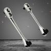 Practical 1/4 Inch Quick Release Wrench Spanner Dual for Head Ratchet Wrench for