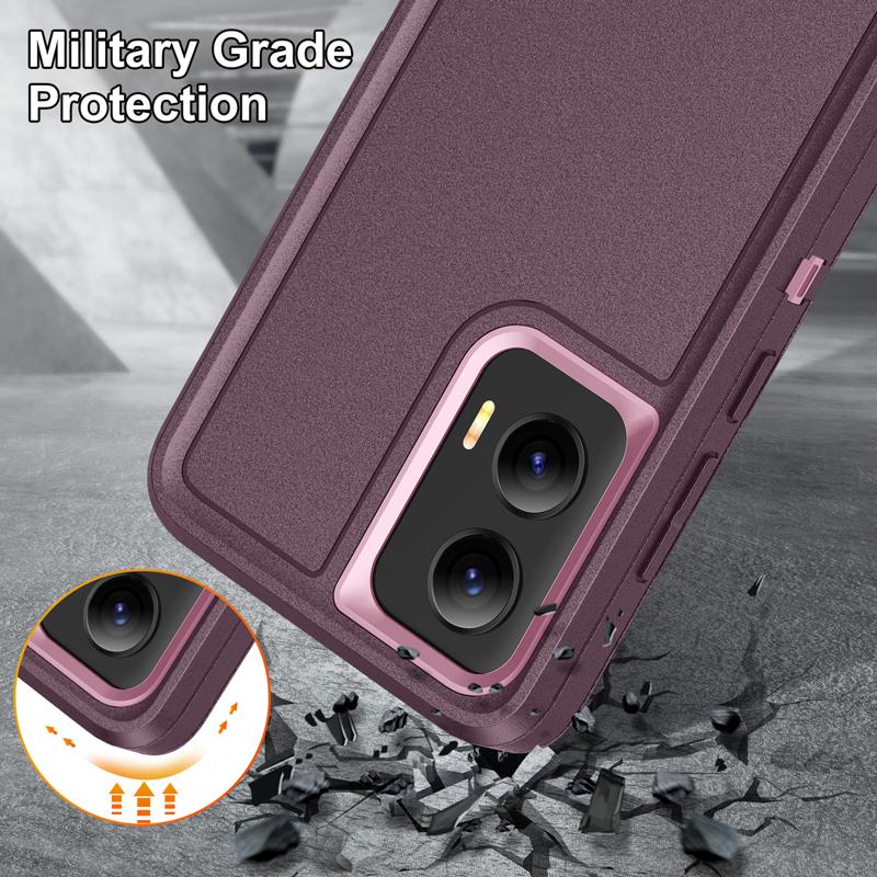 Defense 3 In 1 TPC Case for Motorola MOTO G 5G 2024 MOTO G Stylus Hard Silicone PC Anti Fall and Shockproof Back Cover